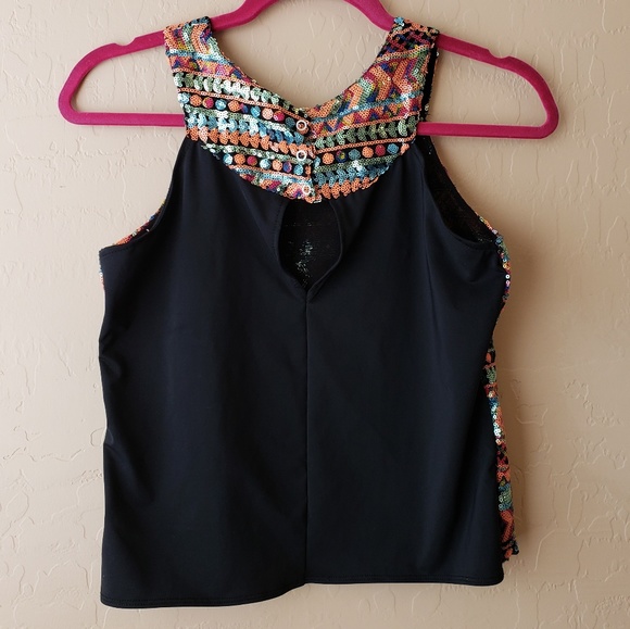 [ Soirée ] Sequin Crop Top - Picture 2 of 4